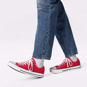 Red Converse Chuck Taylor All Star Low Top